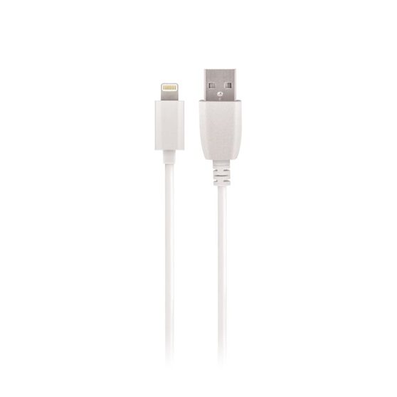 Maxlife Lightning kabel 2A – 3 meter – Hvid
