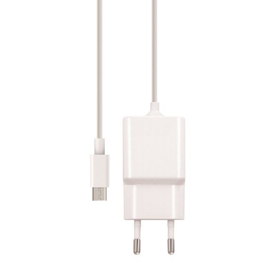 Maxlife MXTC-03 USB-C lader 1A m/fast kabel - Hvid