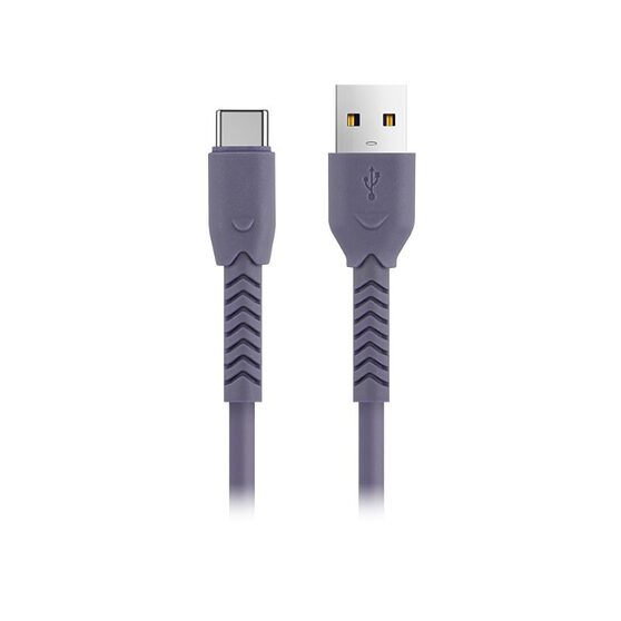 Maxlife MXUC-04 USB-C Kabel 3A - 1m USB-A/USB-C - Lilla