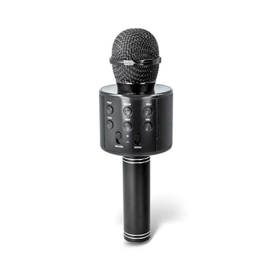 maXlife MX-300 Karaoke mikrofon m/højttaler - Sort